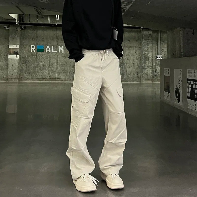 Essential Straight‑Leg Cotton Pants