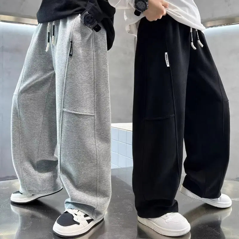 Kids Wide‑Leg Sweatpants