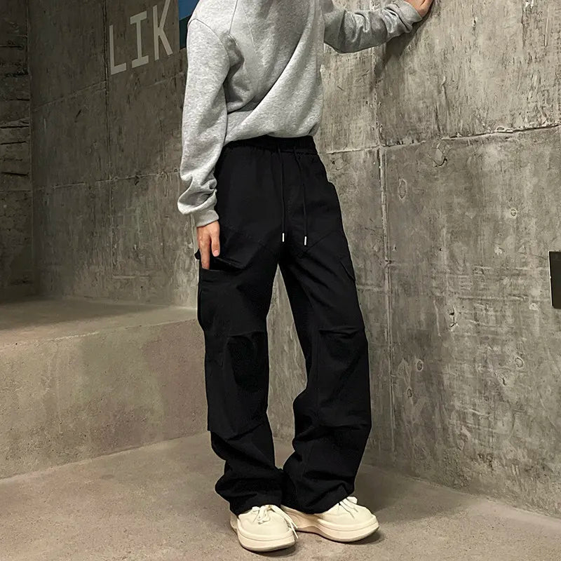 Essential Straight‑Leg Cotton Pants