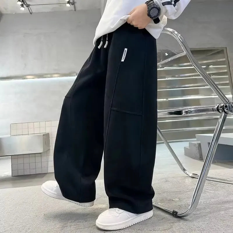 Kids Wide‑Leg Sweatpants